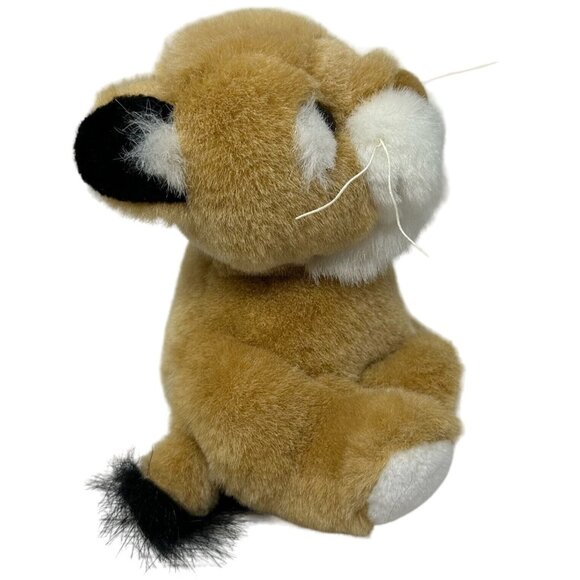 Commonwealth Hug-a-Plush Lion Cub 1993 Vintage Toy 6 Inch 44148 - Picture 2 of 9